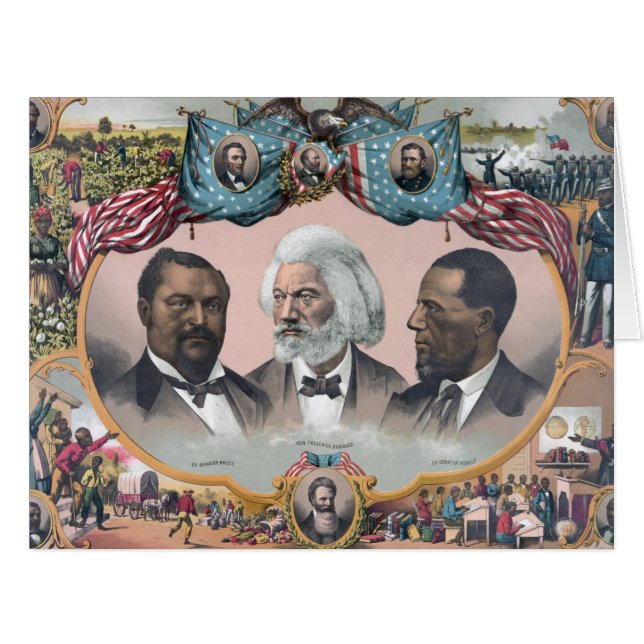 Fr3d3rick Bailey Douglass mit Black Abolitionist (Vorderseite (Horizontal))