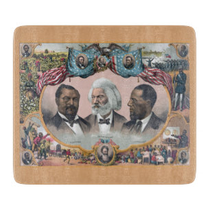 Fr3d3rick Bailey Douglass mit Black Abolitionist Schneidebrett