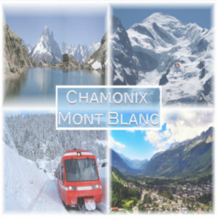 FR Chamonix - Mont Blanc - Lac Blanc des Aiguilles Aufkleber