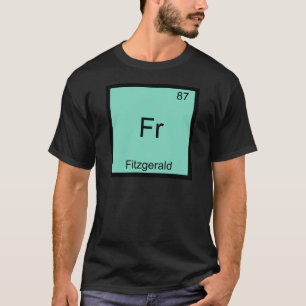 Fr - Fitzgerald T-shirt drôle de symbole d'élément
