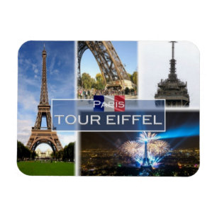 FR Frankreich - Der Eiffelturm Paris - Magnet