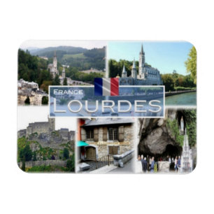 FR Frankreich - Lourdes - Basí lica Rosá rio - Magnet