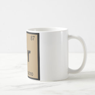 Fr - Frappuccino Chemie Periodensystem Symbol Kaffeetasse