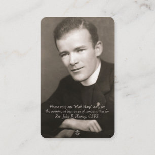 Fr. John Harvey Gebet Card - 2. Auflage Visitenkarte