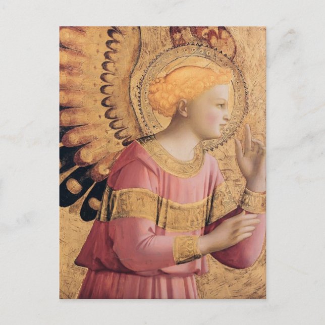 Fra Angelico - Archangel Gabriel Annunciate Postkarte (Vorderseite)