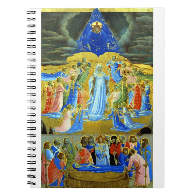Fra Angelico Der Tod und die Übernahme von Mary Notizblock (Vorderseite)