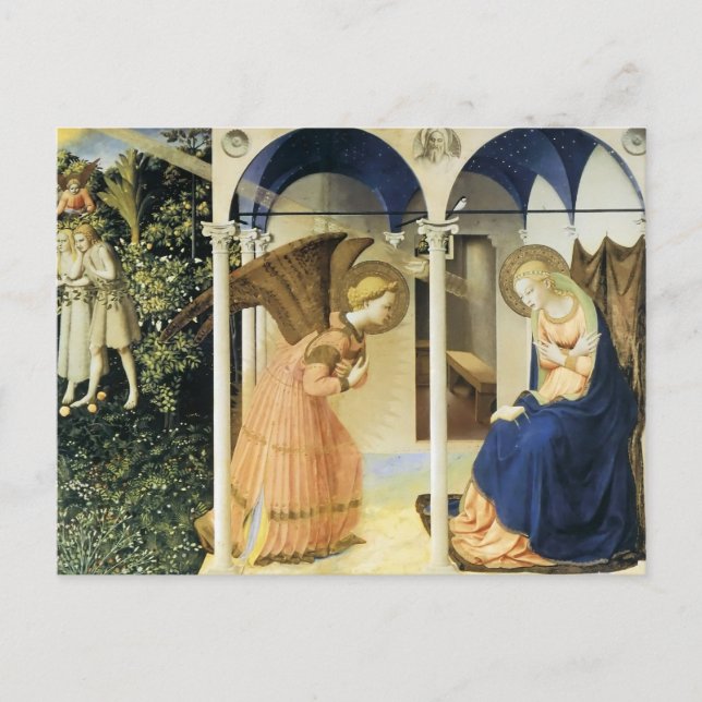 Fra Angelico Die Verkündung Postkarte (Vorderseite)