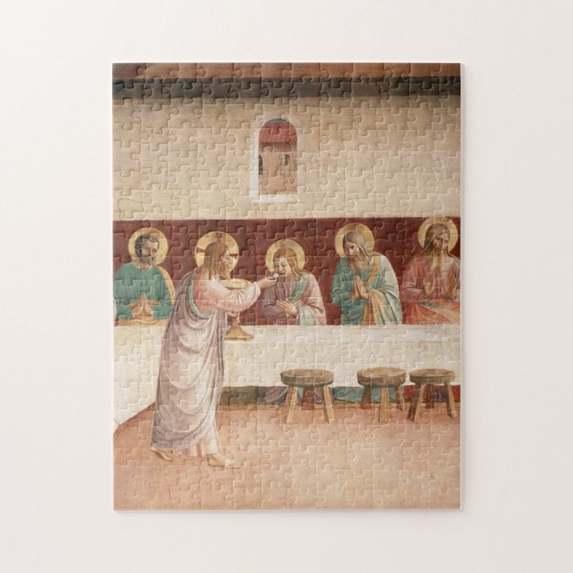 Fra Angelico - Einrichtung der Eucharistin (Vertikal)