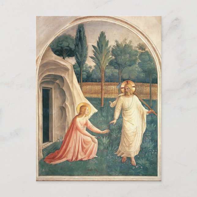 Fra Angelico - Noli Me Tangere Postkarte (Vorderseite)