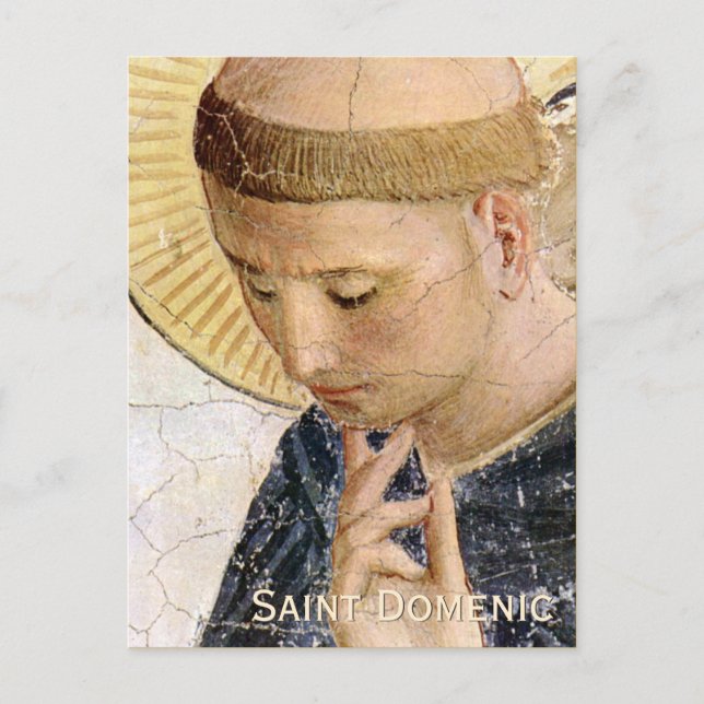 Fra Angelico Saint Dominic CC0682 Postcard Postkarte (Vorderseite)