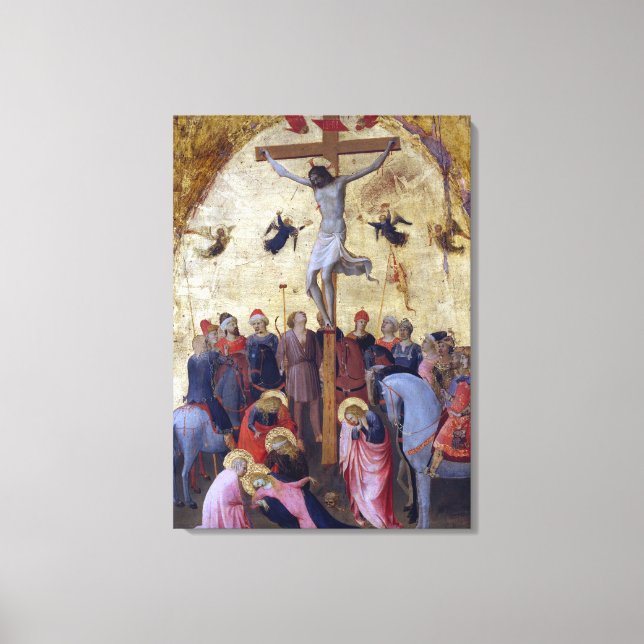 Fra Angelico The Crucifixe Leinwanddruck (Vorderseite)