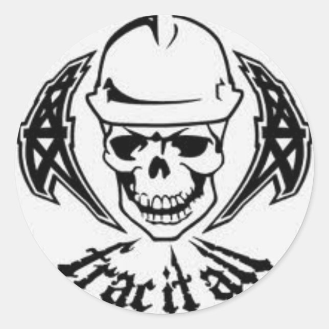Frac alles runder aufkleber (Vorderseite)