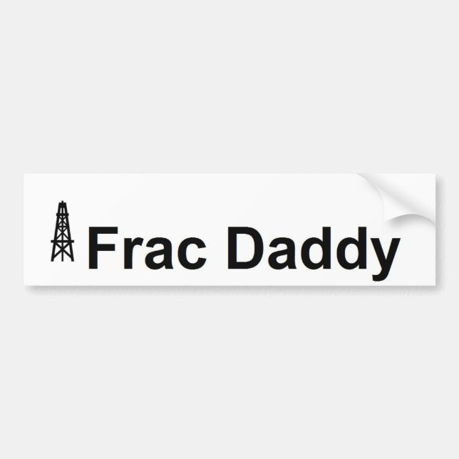 Frac Daddy Oilfield Sticker Autoaufkleber (Vorne)