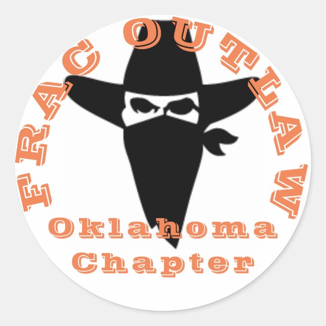 Frac Outlaw Oklahoma chapitre sticker (Devant)