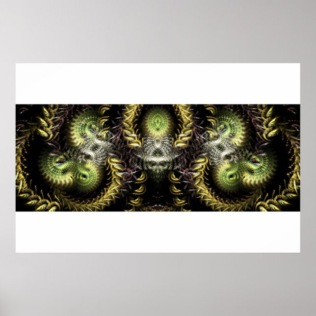 Fracamaska Fractal Poster (Vorne)