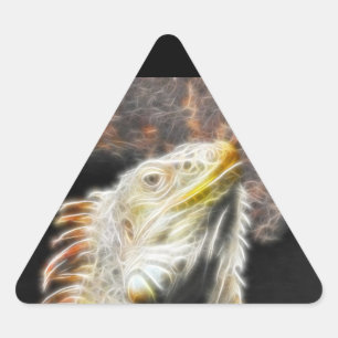 Fracguana Dreieckiger Aufkleber