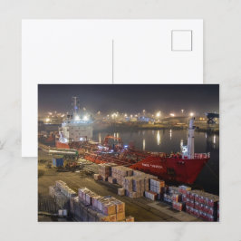 Fracht Schiff Rikke Theresa im Hafen von Hull Postkarte