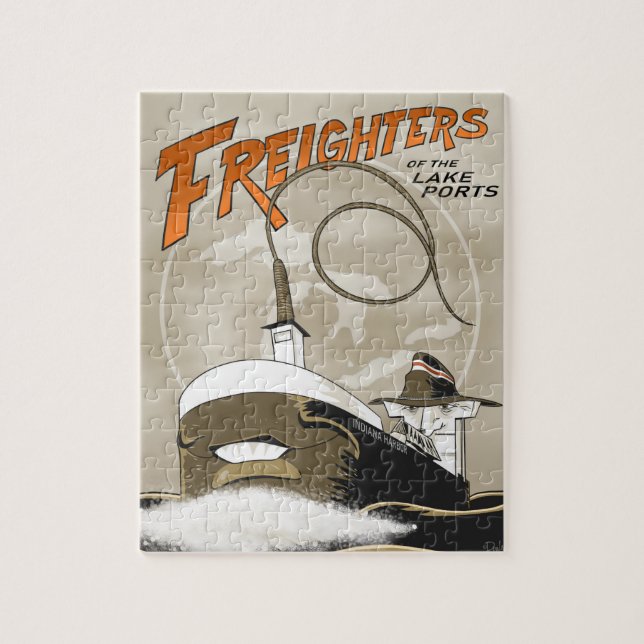 Frachter der Seehäfen (Vertikal)