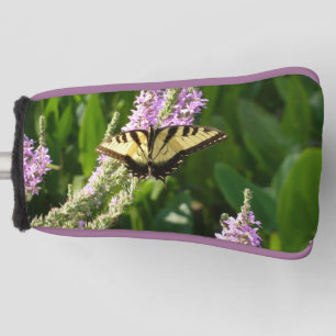 Frack Butterfly auf Lila Wildblumen Golf Headcover