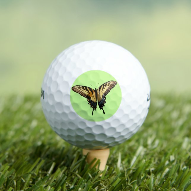 Frack Butterfly III Schönes farbiges Foto Golfball (Insitu T-Shirt)