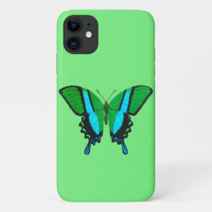 Frack Butterfly in Grün, Türkis und Schwarz Case-Mate iPhone Hülle