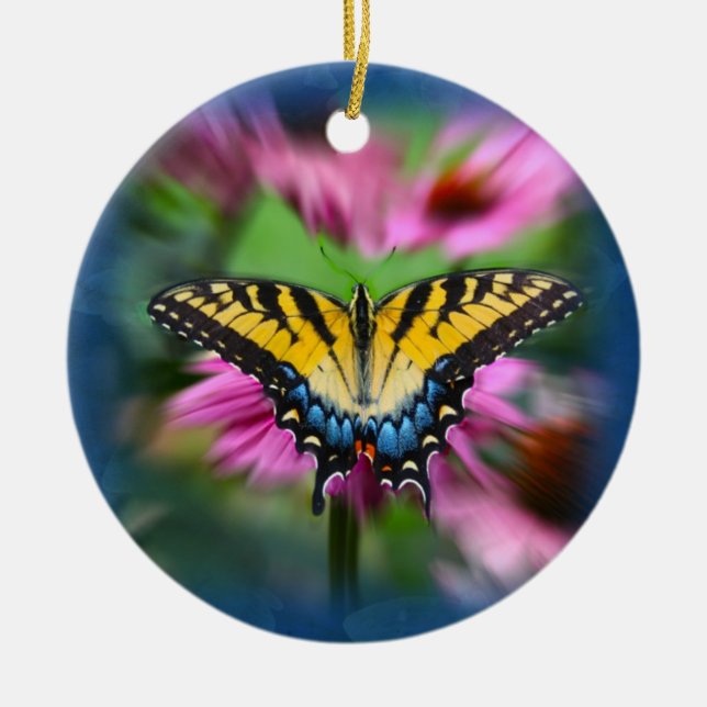 Frack Butterfly Keramik Ornament (Vorne)