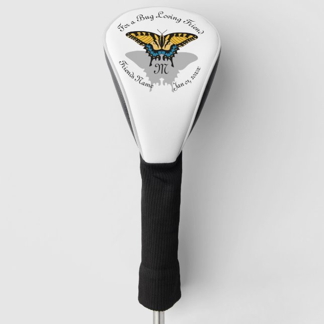 Frack Butterfly Monogramm Golf Headcover (Vorderseite)
