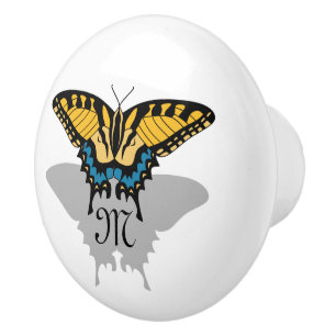 Frack Butterfly Monogramm Keramikknauf