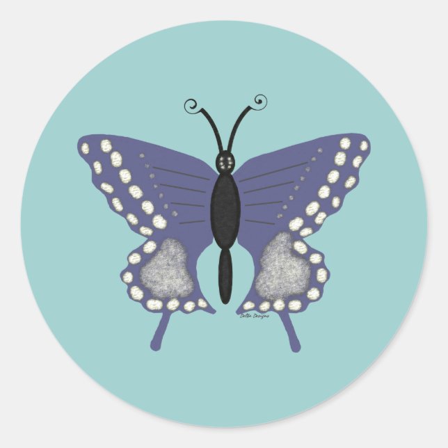 Frack Butterfly Sticker (Vorderseite)