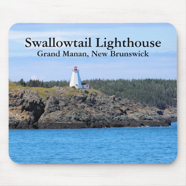 Frack Lighthouse, Grand Manan, N.B. Mousepad (Vorne)