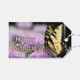 Frack Schmetterling Geburtstagswünsche Geschenkanhänger