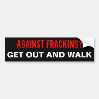 Fracking Autoaufkleber, schwarz Autoaufkleber