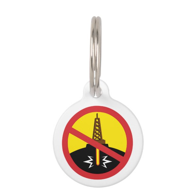 Fracking Haustiermarke (Vorderseite)