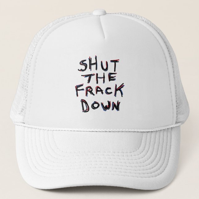 Fracking Truckerkappe (Vorderseite)