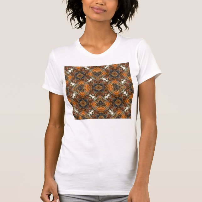 Frackschmetterling Mandala - Shirt (Vorderseite)