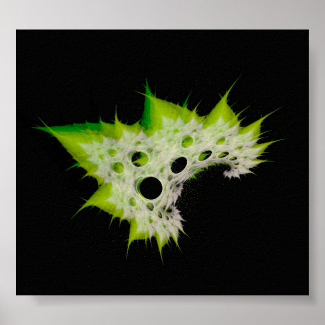 Fract~Pflanze Poster (Vorne)