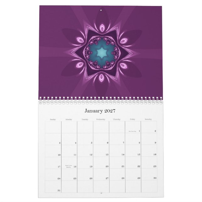 Fractal143, Kalender 2010 durch Tatjana LeLeysha (Jan 2027)