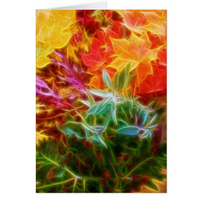 Fractal Autumn Leaves Rainbow (Vorne)