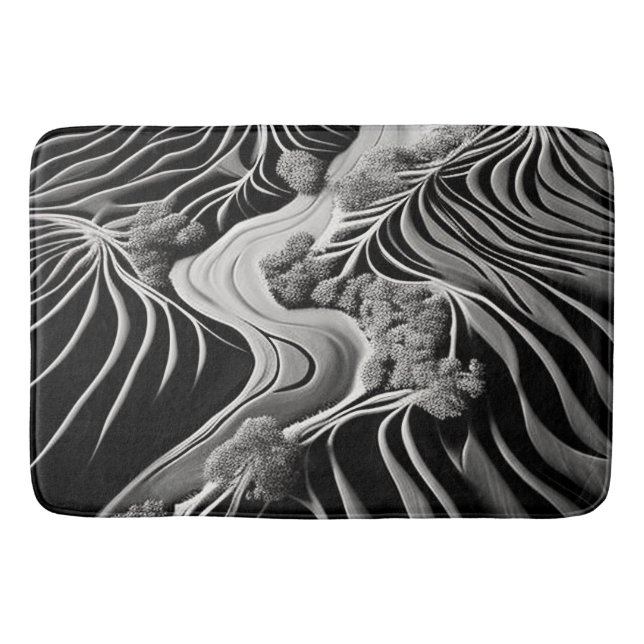 Fractal Flow Badematte (Vorderseite)