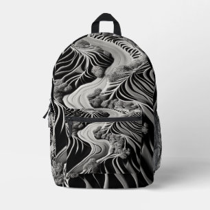 Fractal Flow Bedruckter Rucksack