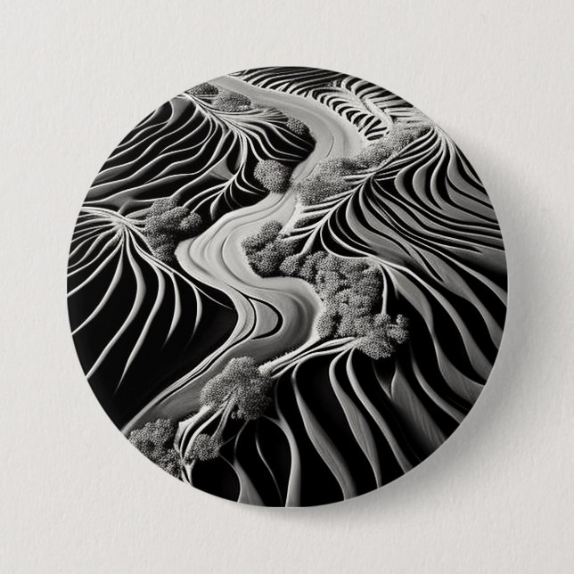 Fractal Flow Button (Vorderseite)