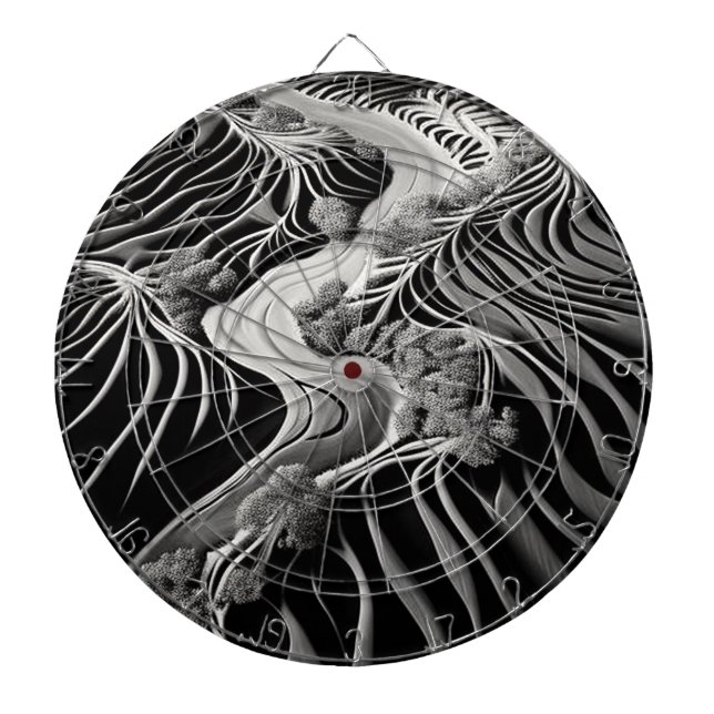 Fractal Flow Dartscheibe (vorne)