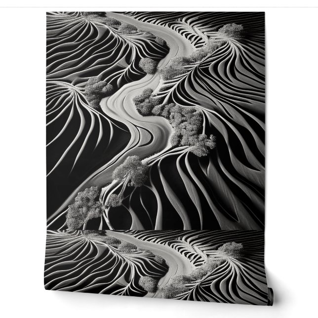 Fractal Flow Tapete (Abrollen)