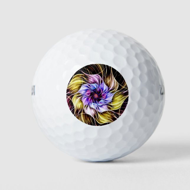 fractal flower golfball (Vorderseite)