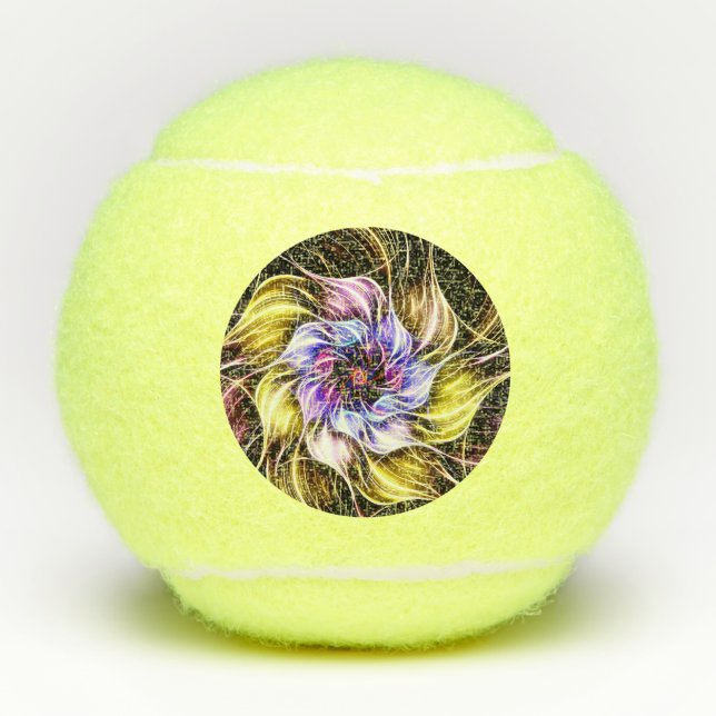 fractal flower tennisbälle (Vorderseite)