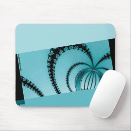 Fractal Garden azure Mousepad