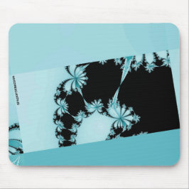 Fractal Garden lagoon Mousepad