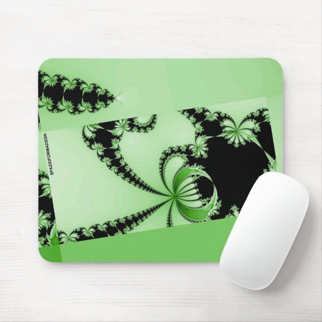 Fractal Garden mantis Mousepad (Mit Mouse)