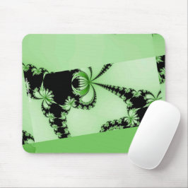 Fractal-Garten grün Mousepad