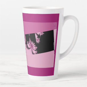 Fractal-Garten Rosenwasser Latte-Mug Milchtasse